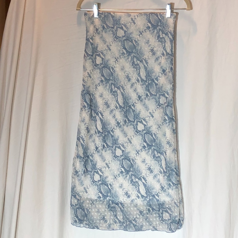 hashttag in trend - Snake Print Skirt, midi length